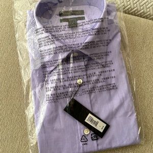 Banana Republic Premium Poplin Dress Shirt NWT size L Slim fit